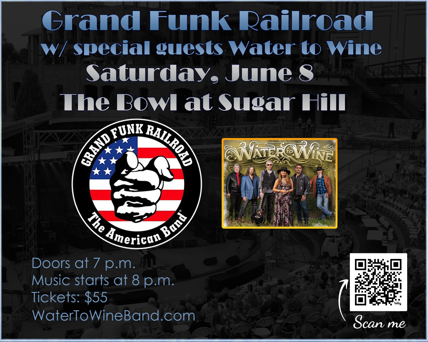 Water to Wine opens for Grand Funk Railroad!